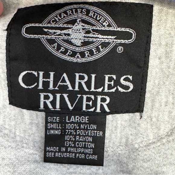 Charles River Clemson Tigers Navy Hooded Jacket Large - Picture 8 of 8